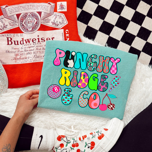 Punchy Ridge merch 🎱🍒